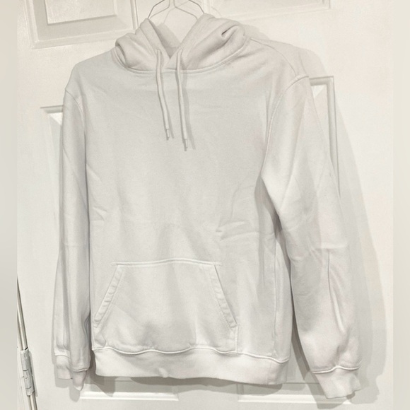 2/$20 H&M Relaxed Fit White Hoodie Size S - Picture 1 of 5